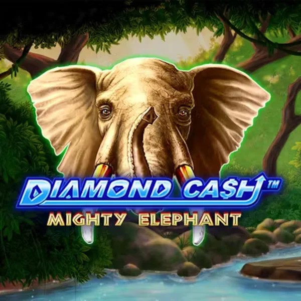 Slots logo of Diamond Cash Mighty Elephant from Greentube at Placard Casino