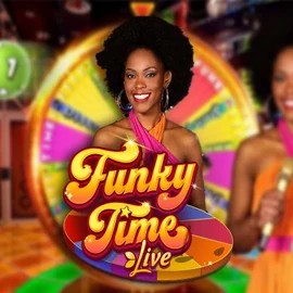 Official Live Casino logo: Funky Time by Evolution at Placard Casino