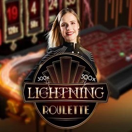 Live Casino logo of Lightning Roulette from Evolution at Placard Casino